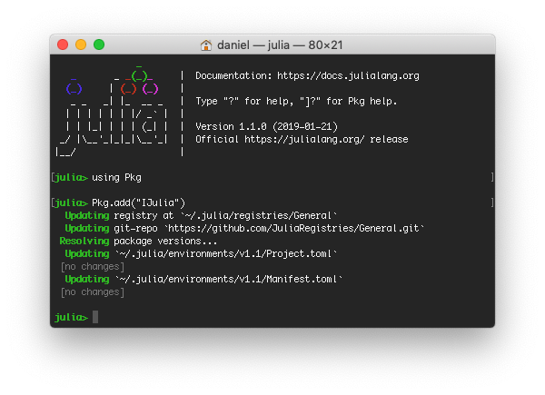 Julia en Jupyter Notebook - Analytics Lane
