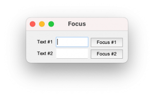 Formulario creado en Matlab después de pulsar sobre el primer botón, por lo que el foco se ha fijado en el primer campo.