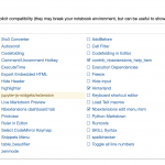 Extensiones de Jupyter Notebook para facilitar las tareas de codificación nbextensions