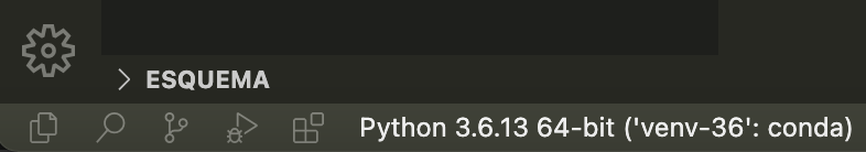 Consultar el entorno activo de Python en VS Code