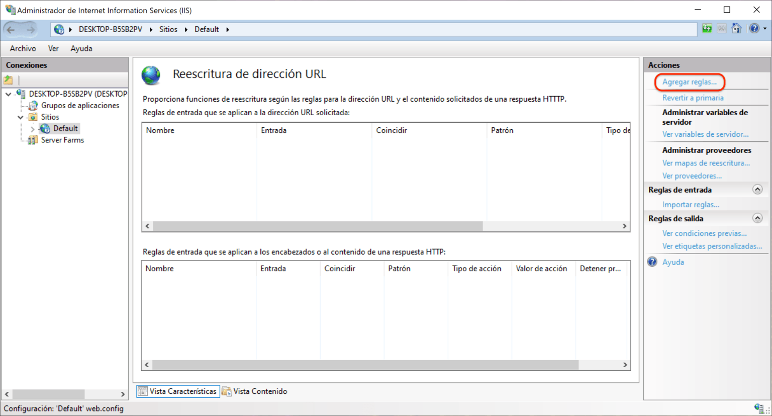 Redirigir HTTP a HTTPS en IIS - Analytics Lane