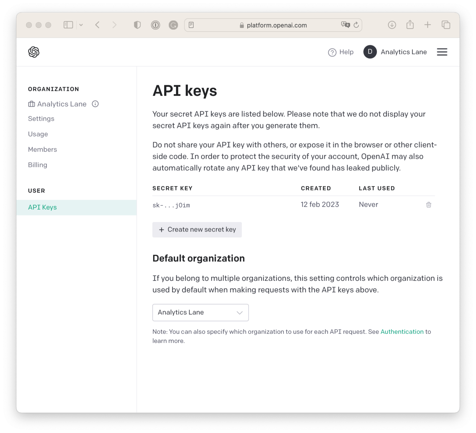 Usar ChatGPT en Python - Analytics Lane