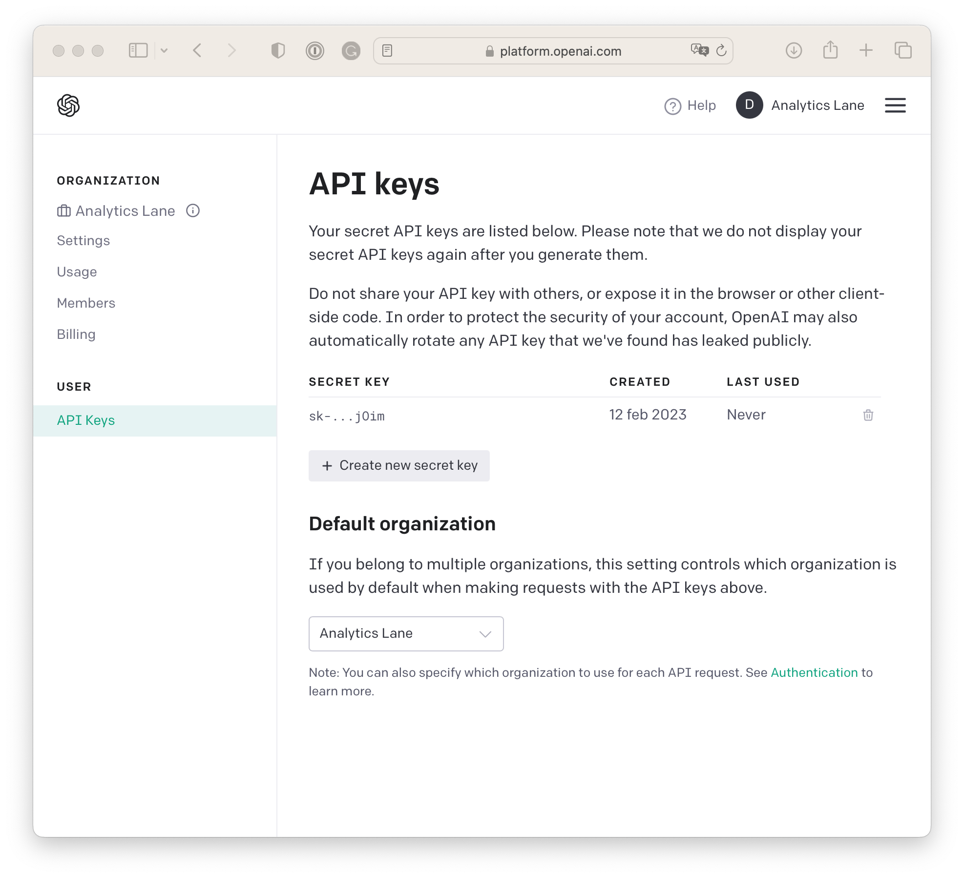 Usar ChatGPT en Python - Analytics Lane