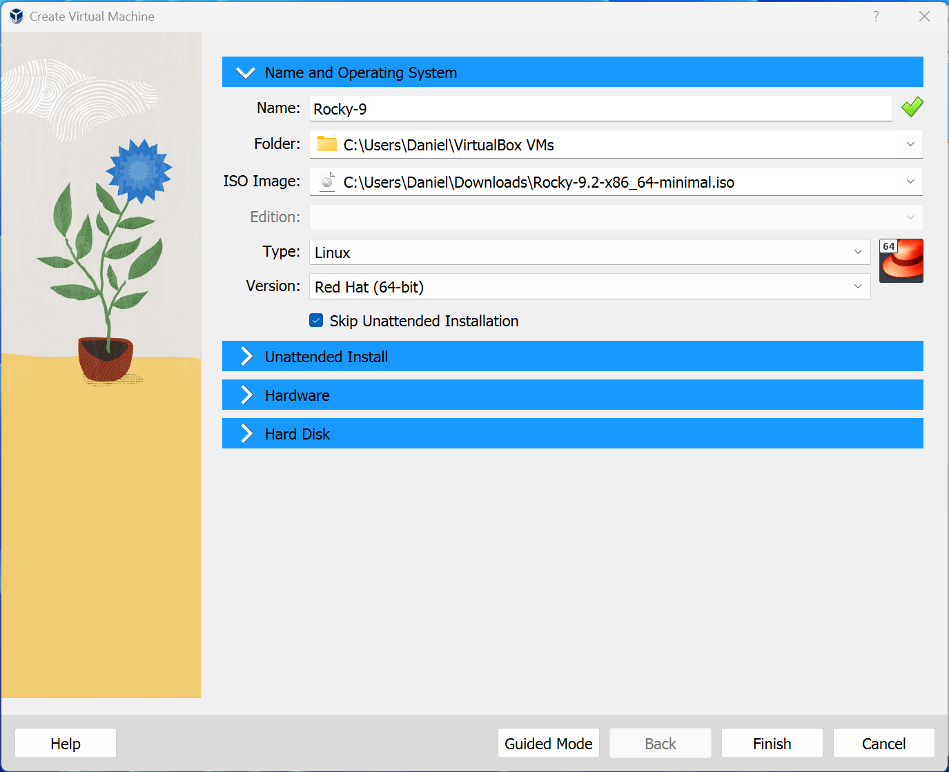Instalar Rocky Linux 9 en VirtualBox - Analytics Lane