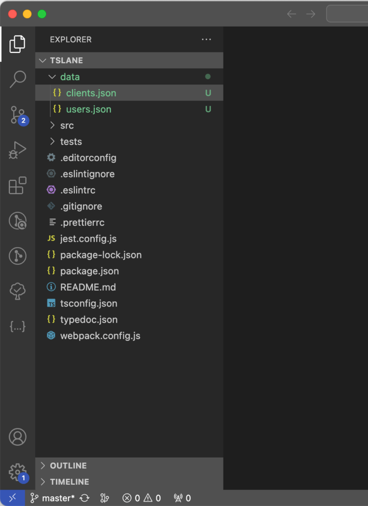 Explorador de archivos de Visual Studio Code
