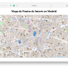 Aplicación web interactiva que muestra un mapa de Madrid con puntos de interés destacados, creado utilizando la biblioteca Folium.